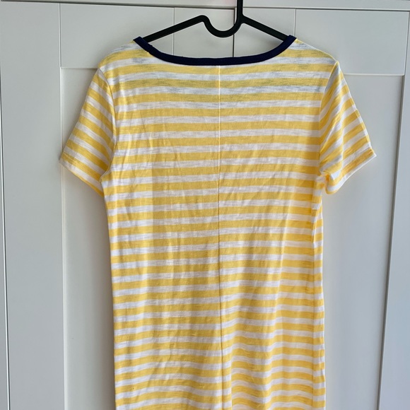 Old Navy - Yellow Stripe T-Shirt Dress - Picture 3 of 4